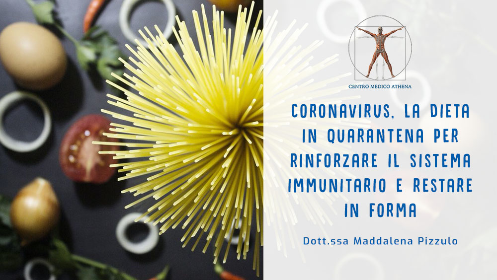 coronavirus dieta in quarantena